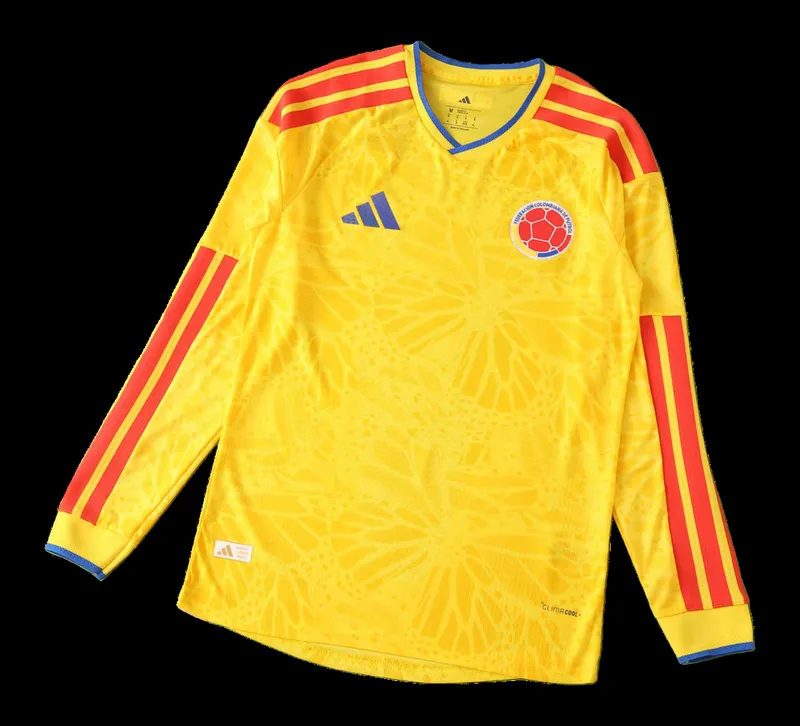 2026 FIFA World Cup Colombia home Long sleeved Player version