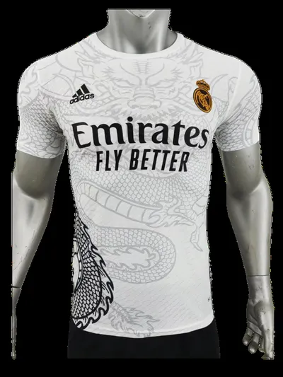 Special Edition White Real Madrid Jersey Player Version