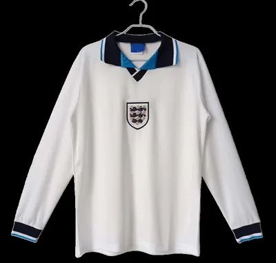 1996 season England home Long sleeved Retro Fan version