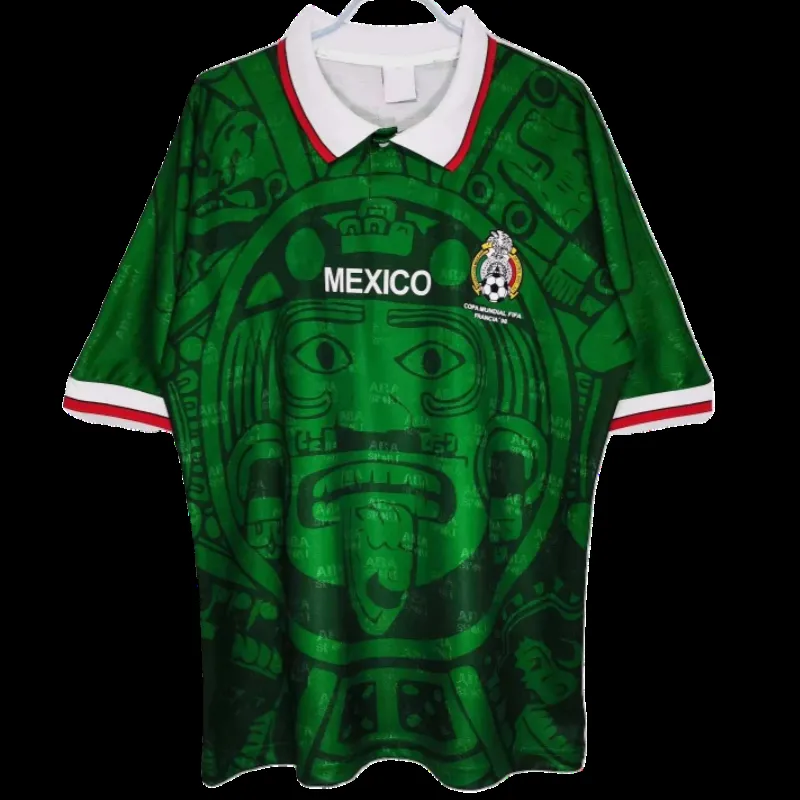 1998 season Mexico home retro Fan version