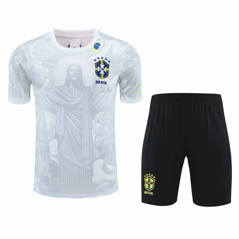 2526 season Brazil Jesus Training clothes suit vest Fan version