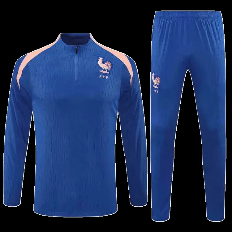 2526 season France Half zip training suit set