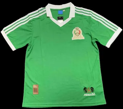 1986 season Mexico Home retro Fan version