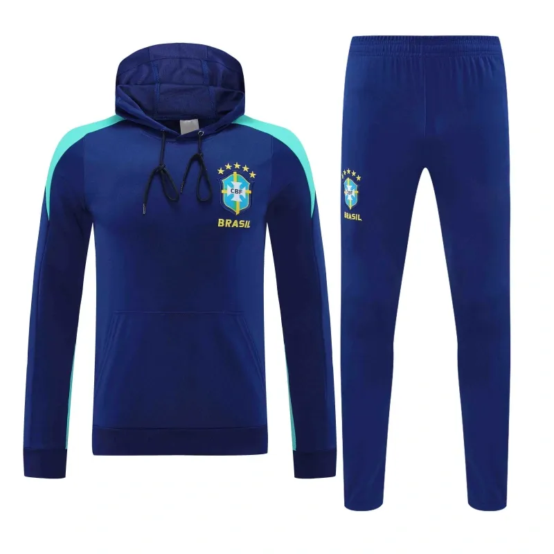 2526 season Brazil Training suit hooded set
