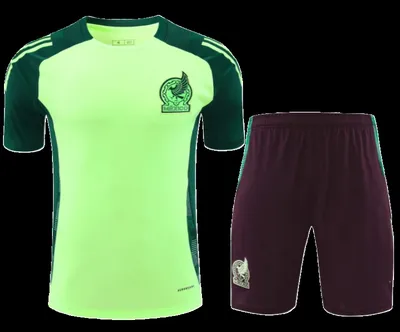 2425 Mexico Training clothes suit Short sleeve Fan version
