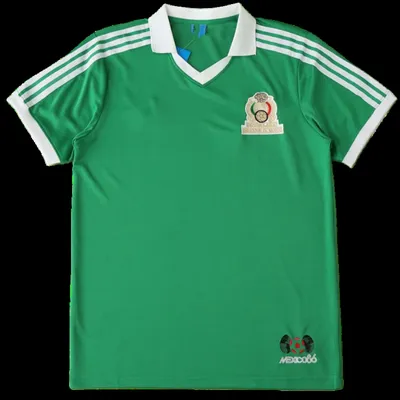 1986 season Mexico home retro Fan version