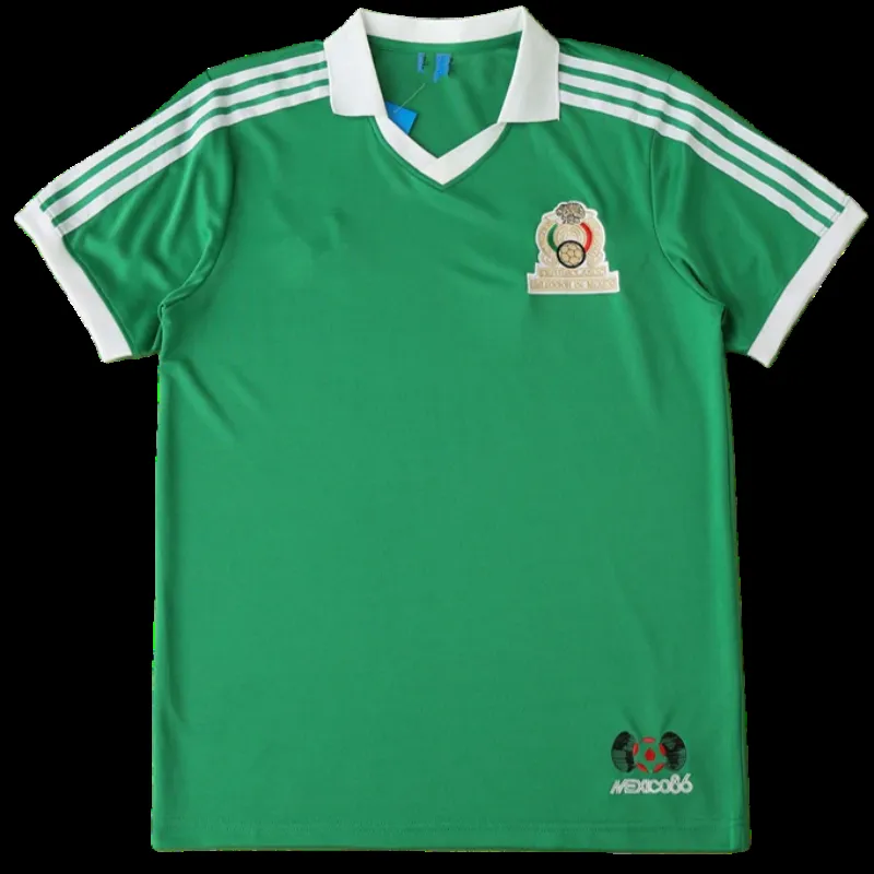 1986 season Mexico home retro Fan version