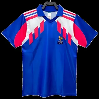 1990 season France Home retro Fan version