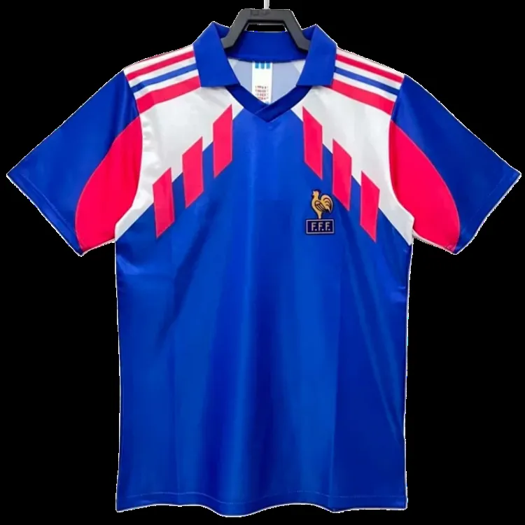 1990 season France Home retro Fan version