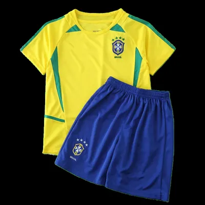 2002 Brazil home retro Kids kit
