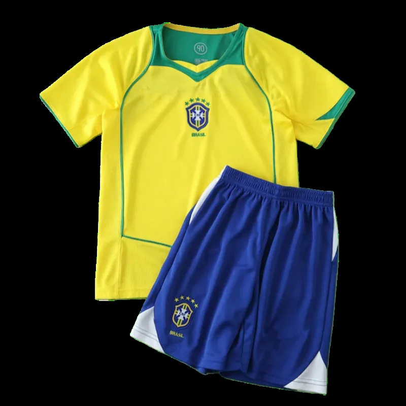 2004 Brazil home retro Kids kit