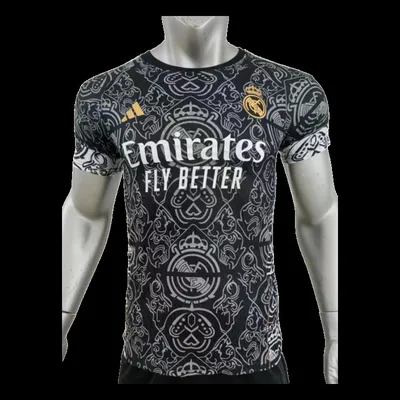 2425 Black Real Madrid Special Edition Jersey Player Version
