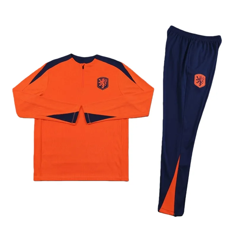 2425 Netherlands orange Training suit set Player version