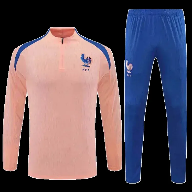 2526 season France Half zip training suit set