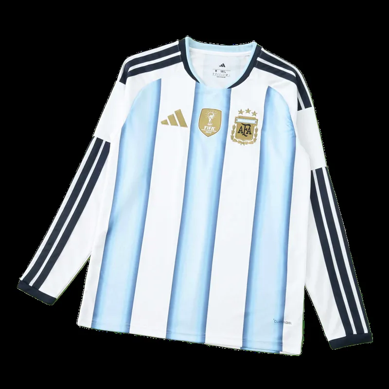 2026 FIFA World Cup Argentina home Long sleeved Fan version