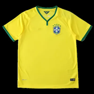 2014 season Brazil home retro Fan version