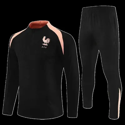 2526 season France Half zip training suit set