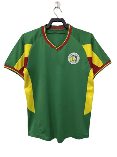 02 season Senegal Green retro Fan version