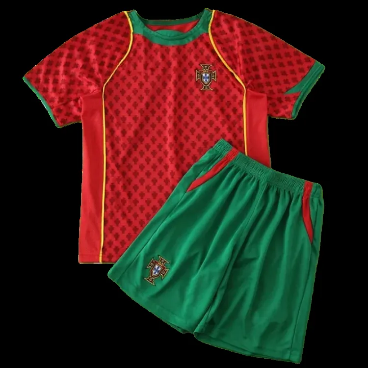 2004 Portugal home retro Kids kit