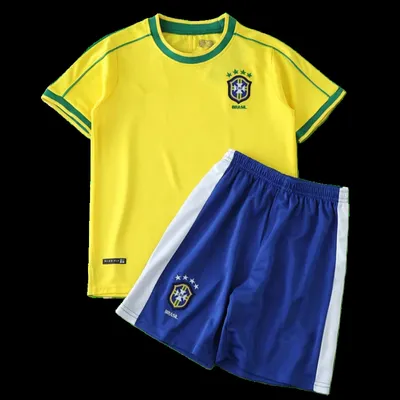 1998 Brazil home retro Kids kit