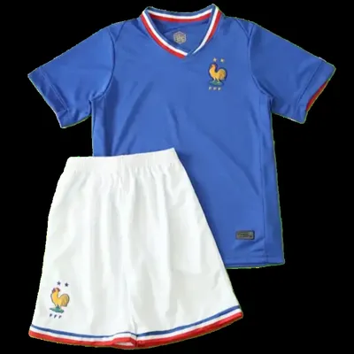 2024 UEFA France home Kids kit