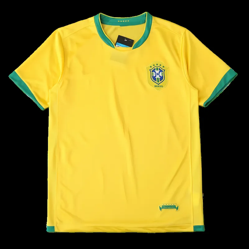 2006 season Brazil home retro Fan version
