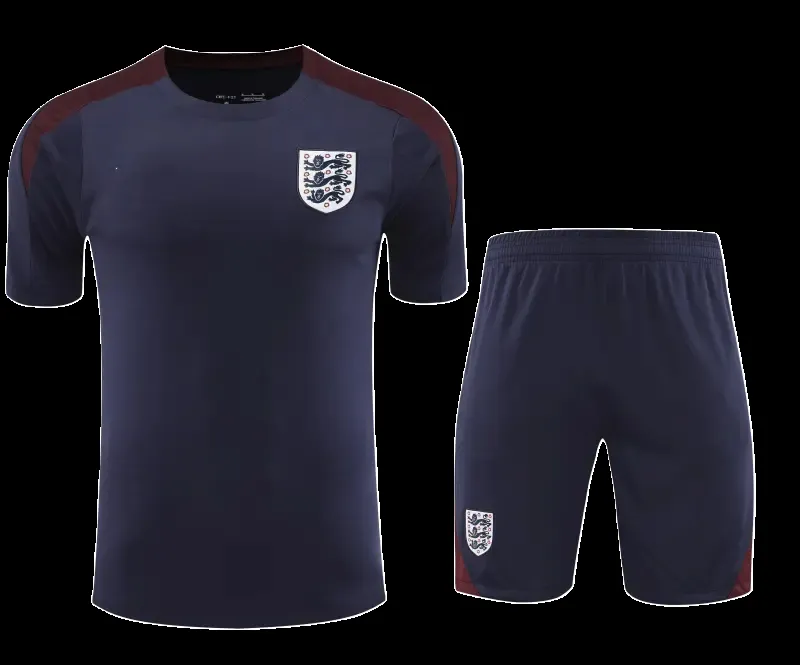 2425 England Training clothes suit Short sleeve Fan version