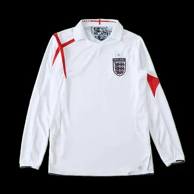 2006 season England home retro Long sleeved Fan version