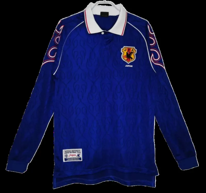 1998 season Japan home Long sleeved Retro Fan version