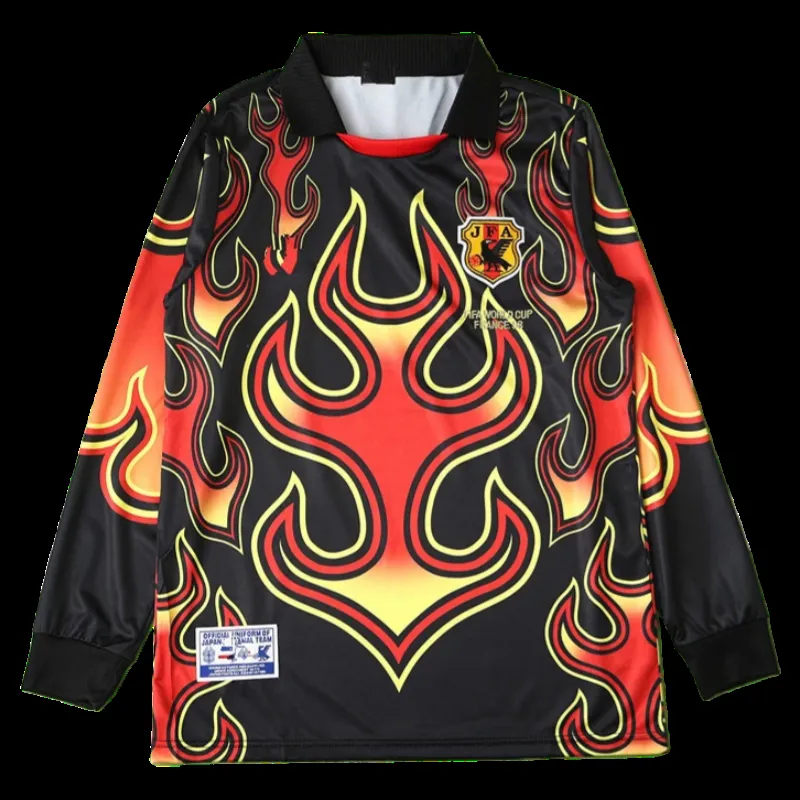 1998 season Japan Goalkeeper long sleeved retro Fan