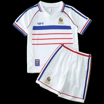 1998 France away retro Kids kit
