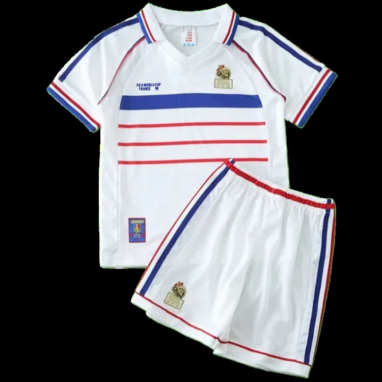 1998 France away retro Kids kit