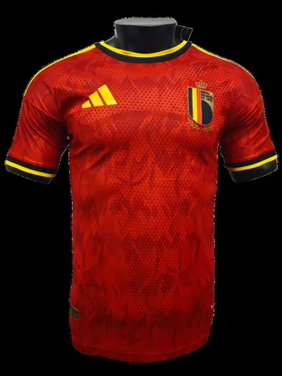 2026 World Cup Belgium Home Jersey Player Version