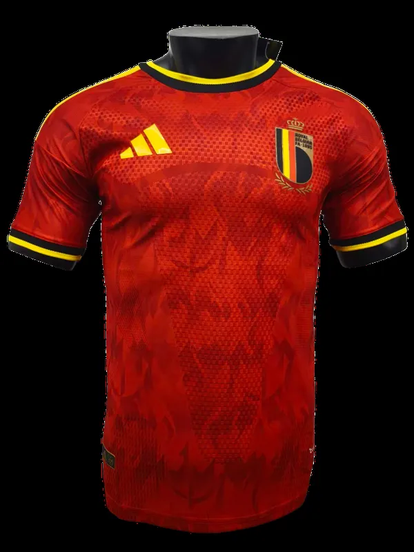 2026 World Cup Belgium Home Jersey Player Version