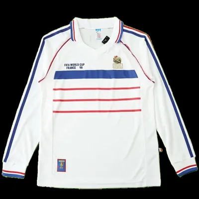 1998 season France away Long sleeved retro Fan version