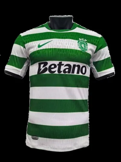 2526 Season Sporting Lisbon Home Player Edition Jersey