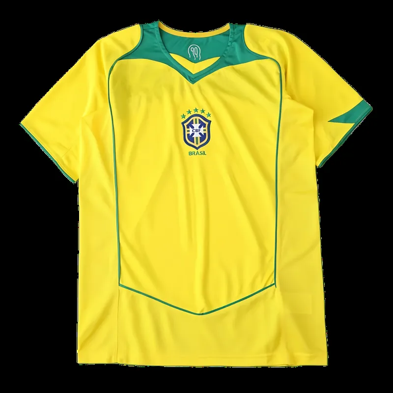 2004 season Brazil home retro Fan version