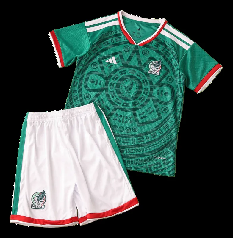 2026 FIFA World Cup Mexico home Kids kit