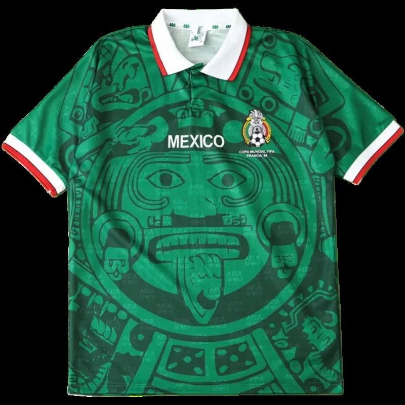 1998 season Mexico home retro Fan version