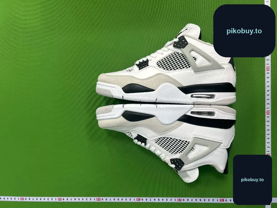 Warehouse QC photo of a jordan 4 black cat order